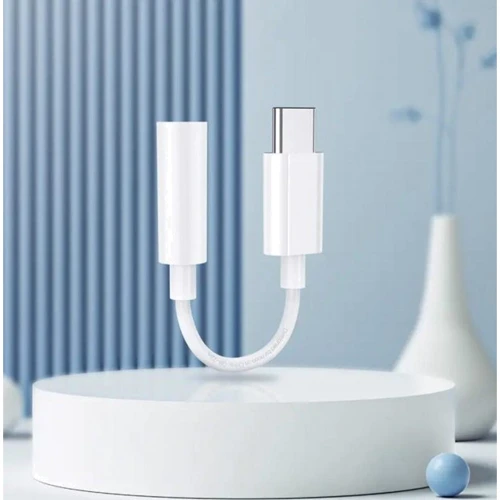 Кабель Hoco Adapter Type-C to 3.5mm LS35 Female 8cm White фото 3