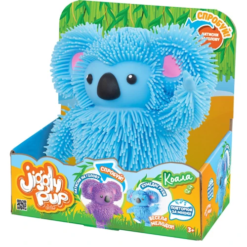 Интерактивная игрушка Jiggly Pup - Зажигательная коала (голубая): Тип животное