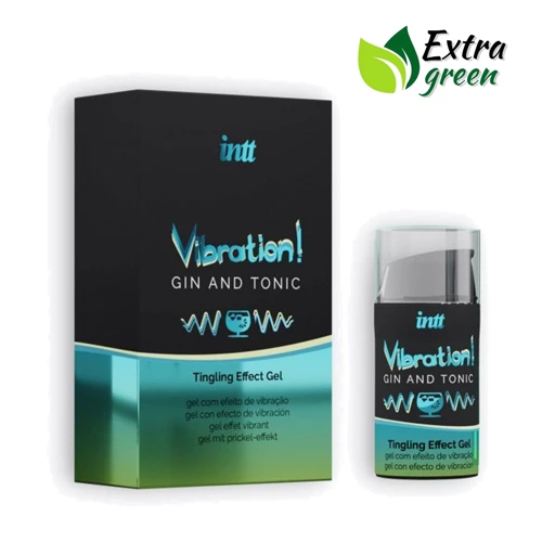 Рідкий вібратор Intt Vibration Gin Tonic  EXTRA GREEN (15 мл): Форма випуску Рідкий вібратор