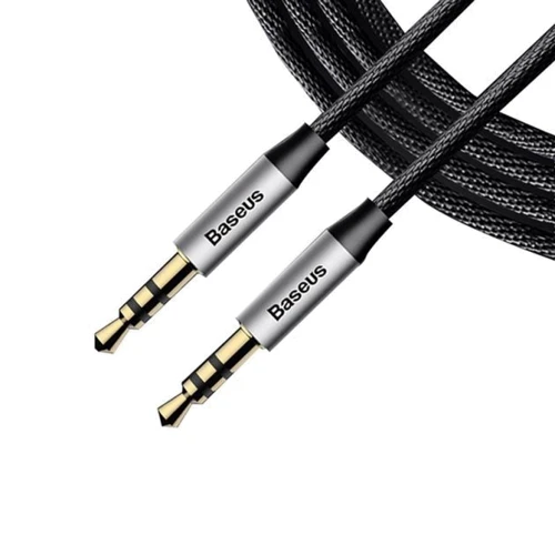 Кабель Baseus Audio Cable AUX 3.5mm Jack M30 Yiven 1m Black (CAM30-BS1): Длина 1 м