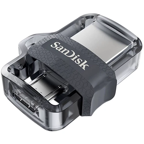 USB-флешка SanDisk 64GB Ultra Dual Drive M3.0 USB 3.0/microUSB OTG Black (SDDD3-064G-G46): Максимальна швидкість читання, МБ / с 150