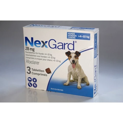 Таблетки от блох и клещей Merial NexGard для собак весом 4-10 кг M 1 уп. 3 шт. инсектоакарицид (3661103042860): Тип Таблетки