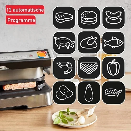 Електрогриль Tefal GC784D30 OptiGrill 4in1 XL: Розміри поверхні, см 40х20