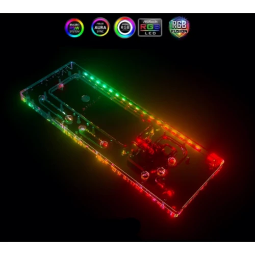 Система охлаждения BYKSKI для ASUS TUF GAMING GT502 DDC Pump D-RGB 5V 3pin (RGV-AS-GT502-P) фото 3