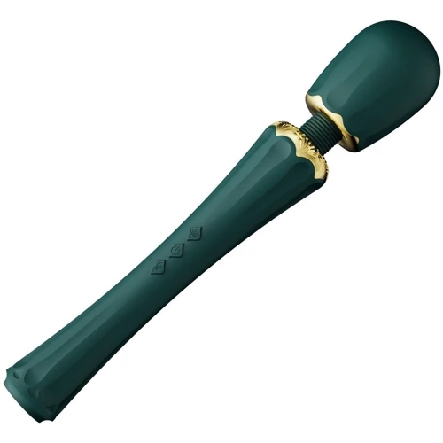 Вибромассажер с насадками Zalo - Kyro Wand Turquoise Green