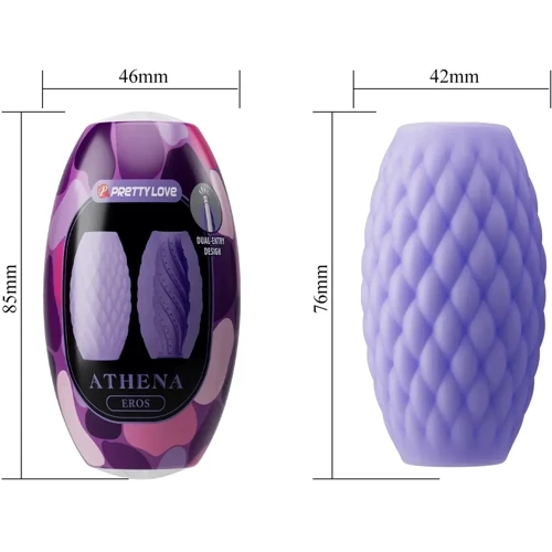 Мастурбатор яйцо LYBAILE Pretty Love Athena EROS Purple (BM-00900T99-2)