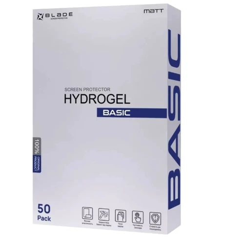 Защитная пленка для iPhone BLADE Hydro-Gel Screen Protector BASIC Matt