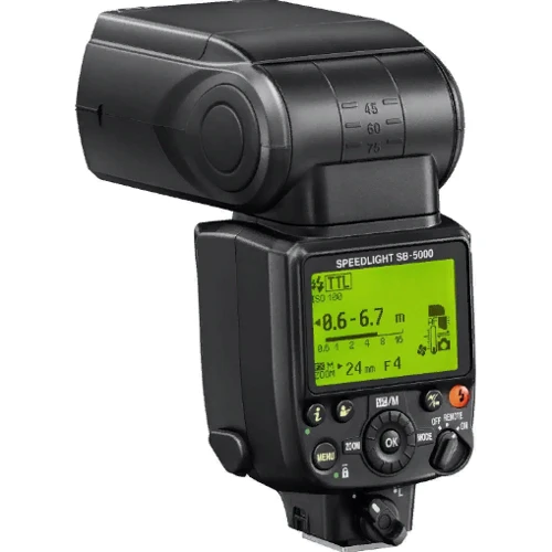 Фотоспалах Nikon SB-5000 UA: Провідне число 35