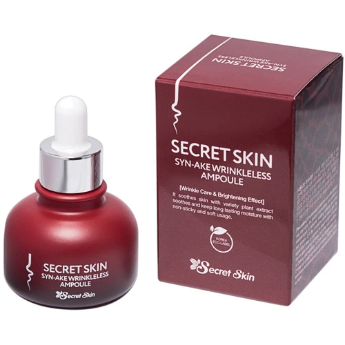 Secret Skin Syn-Ake Wrinkleless Ampoule Ампульная сыворотка для лица с пептидом змеиного яда 30 ml