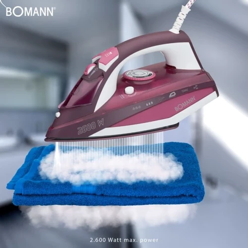 Утюг Bomann DB 6005 CB: Регулятор подачи пара есть