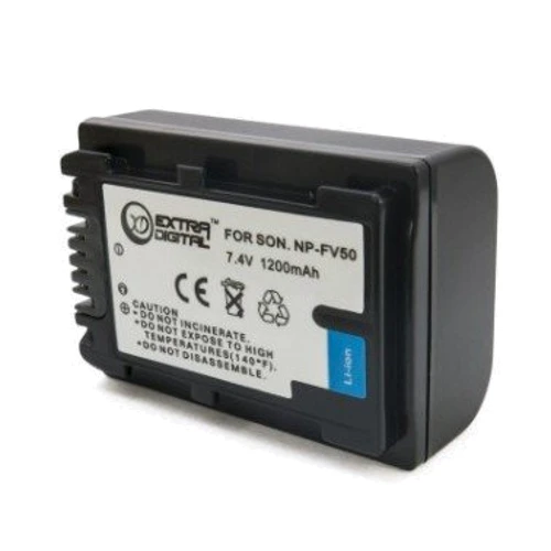 Extradigital для Sony NP - FV50, Li - ion, 1200 mAh (BDS2676): Сумісність Sony NP - FV50