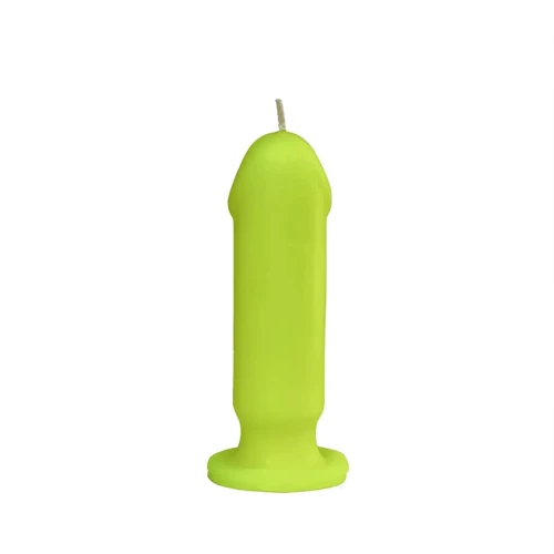 Свеча LOVE FLAME - Dildo S Yellow Fluor, CPS04-YELLOW