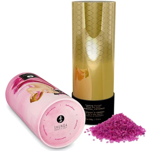 Соль для ванны Shunga Oriental Crystals Bath Salts – Aphrodisia (500 г), соль Мертвого моря