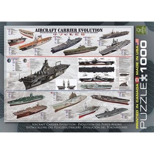 Пазл EuroGraphics "Історія авіаносців", 1000 елементів (6000-0129): Виробник EuroGraphics