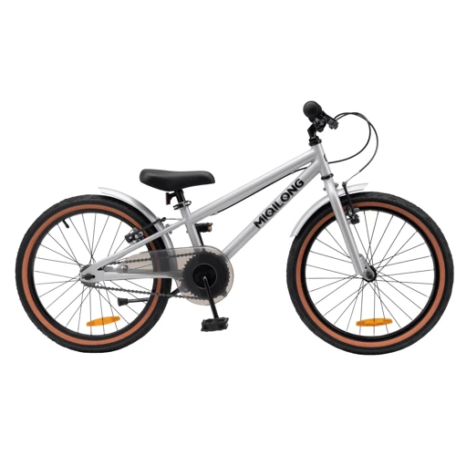 Детский велосипед Miqilong ST 20" серебристый (RBB-ST20-SILVER)