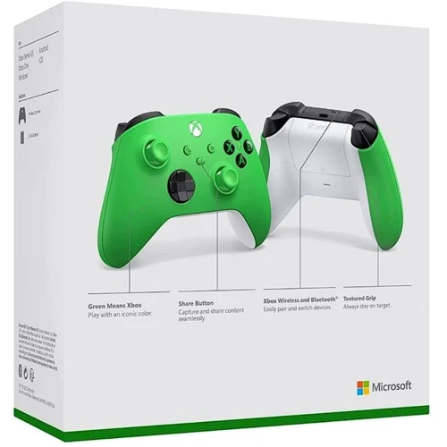 Аксесуар для приставки Microsoft Xbox Series X | S Wireless Controller Velocity Green (QAU-00091) фото 4