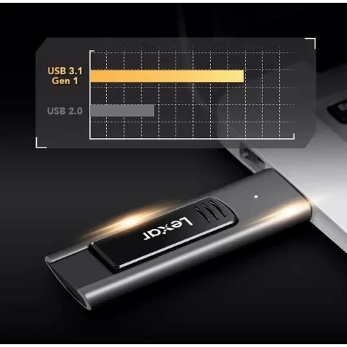 USB-флешка Lexar 256GB JumpDrive M900 USB 3.1 (LJDM900256G-BNQNG): Вес 28.1 г