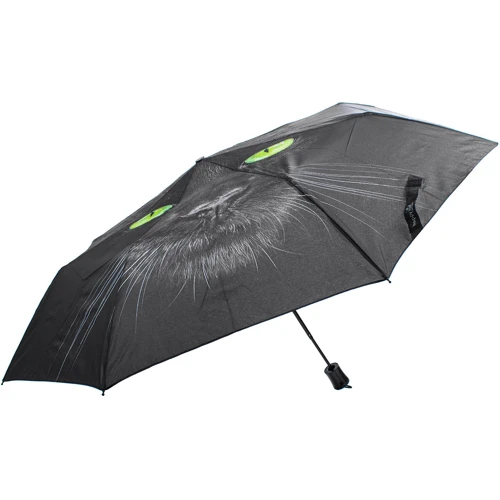 Зонт женский полуавтомат Happy Rain черный (U42287): Механизм Полуавтомат