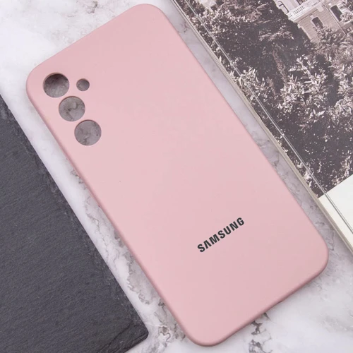 Чехол для телефонов Lakshmi Premium Silicone Case with Logo Full Camera Pink Sand for Samsung S926 Galaxy S24 Plus: Пленка в комплекте нет