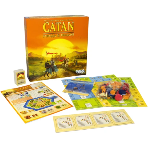 Настольная игра Hobby World Колонизаторы. Города и рыцари (дополнение)(4-е рус. изд., CATAN) (181900) фото 18