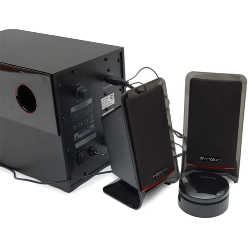 Акустична система Microlab M-200 Black: Вихідна потужність сабвуфера 16 Вт