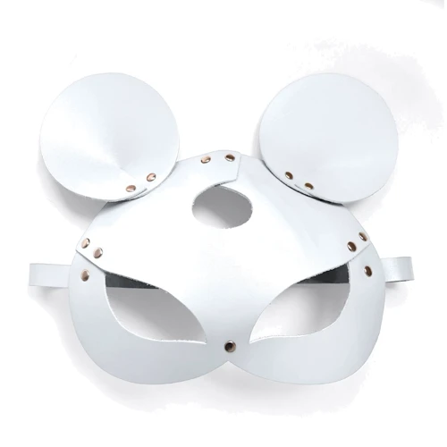 Кожаная маска мышки Art of Sex - Mouse Mask, белый: Производитель Art of Sex