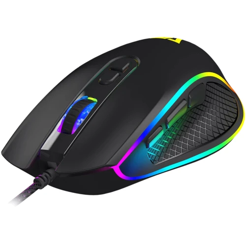 Мышь Modecom Veles Volcano RGB USB Black (M-MC-VELES-100): Интерфейс подключения USB