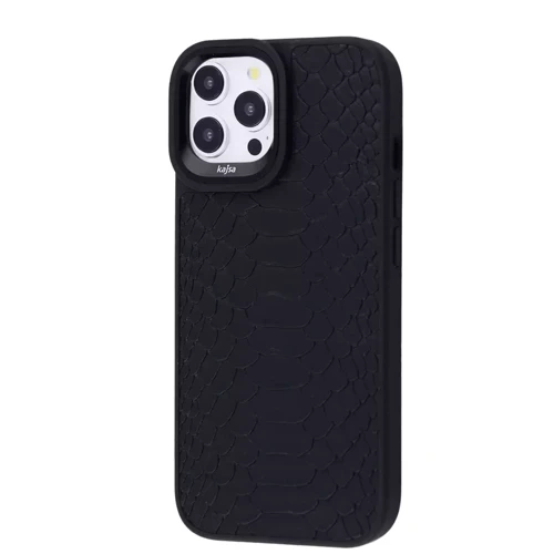Чехол для iPhone Kajsa Snake Pattern Black for iPhone 15 Pro Max