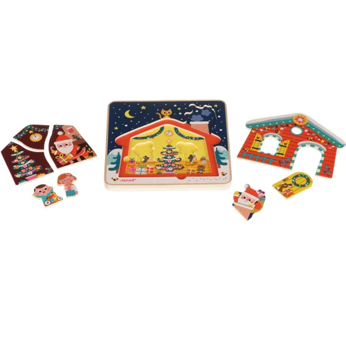 Пазл многослойный Janod Рождественская ночь (J07020): undefined undefined
