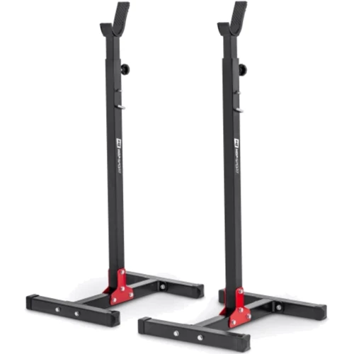 Скамья для жима и пресса Hop-Sport STRONG 76 кг HS-1035 со стойками 1002L (UT-10000682): Конструкция изогнутая, складная