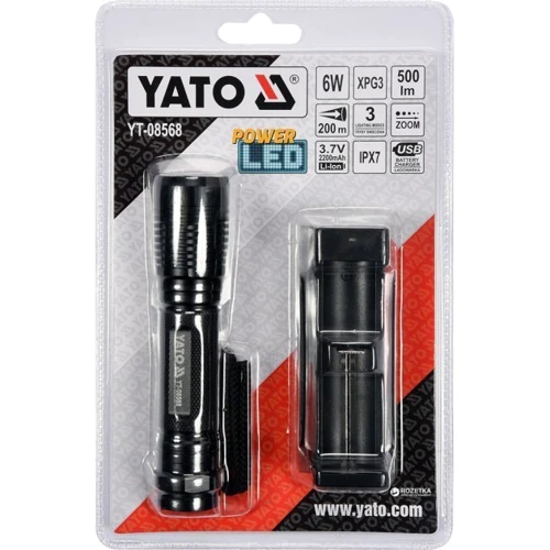 Ліхтар туристичний Yato YT-08568: Тип Ручной