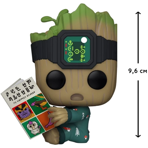 Ігрова фігурка Funko POP! Я є Грут - Грут з книгою (70651): Тип Персонаж мультфильма, фильма