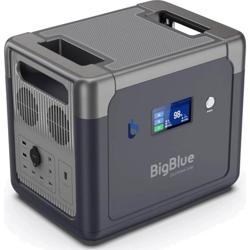 Зарядна станція BigBlue CP2500 / 2500 Вт / 1843 Вт/год / LiFePO4: Кількість розеток 220V 2