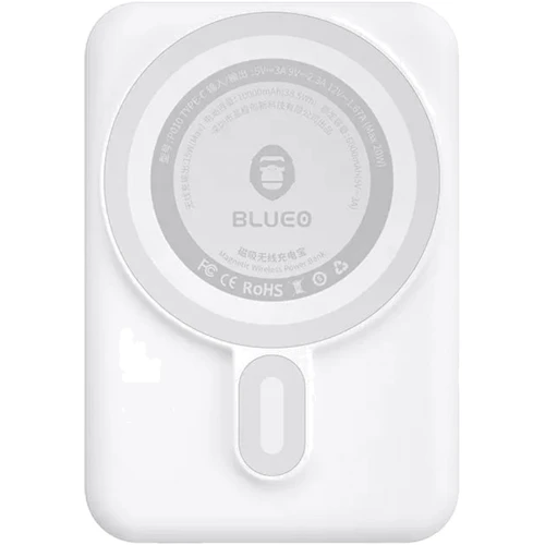 Внешний аккумулятор Blueo Power Bank MagSafe Battery Pack 10000mAh White