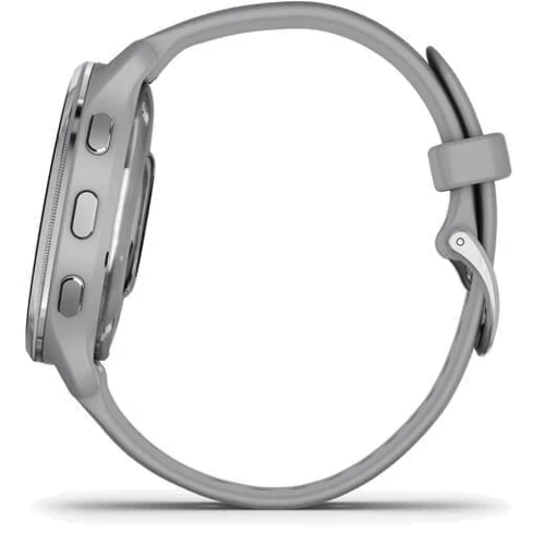 Смарт-часы Garmin Venu 2 Plus Silver Stainless Steel Bezel with Powder Gray Case and Silicone Band (010-02496-10): Карты памяти нет