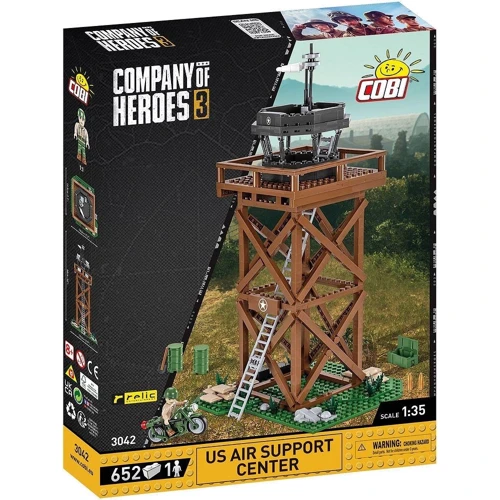 Конструктор COBI Company of Heroes 3 USA Центр Авиаподдержки, 652 детали: Серия Company of Heroes