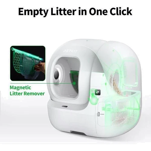 Смарт лоток Petkit Purobot Max Pro With Cam Self-Clean P9904: Матеріал Пластик