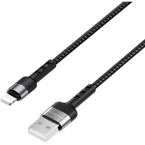 Кабель Borofone USB Cable to Lightning Advantage 1m Black (BX34): Тип USB-C - Lightning