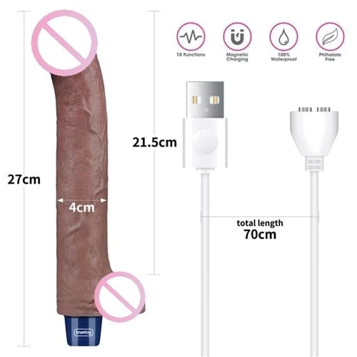 Вибратор LoveToy Real Softee Platinum Silicone 11"