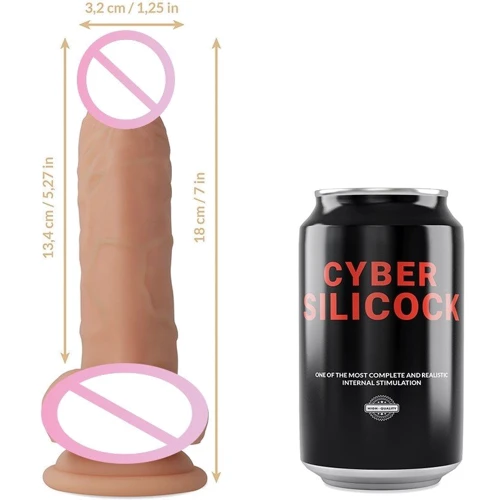 Фаллоимитатор на присоске CYBER SILICOCK Jude