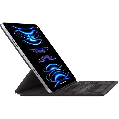 Аксессуар для iPad Apple Smart Keyboard Folio for iPad Air (5th generation) and iPad Pro 11-inch (3rd generation) - Ukrainian (MXNK2UA/A): Особенности Стильный дизайн, Приятен на ощупь, Удобно держать в руке, Складывается в подставку, режим автопробуждения/сна