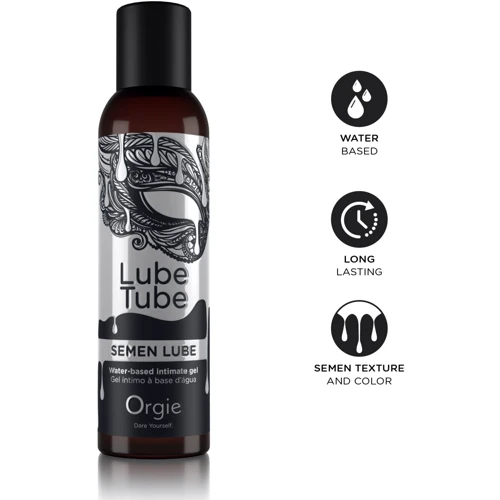 Лубрикант с имитацией спермы Orgie Lube Tube Semen Lube, 150 мл, водная основа, без вкуса и запаха