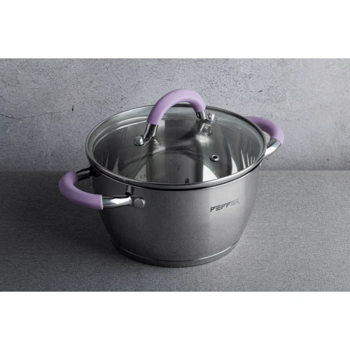 Кастрюля Pepper Purple iris 16х9.5 см 1.6 л (PR-1107-16): Тип Традиционная