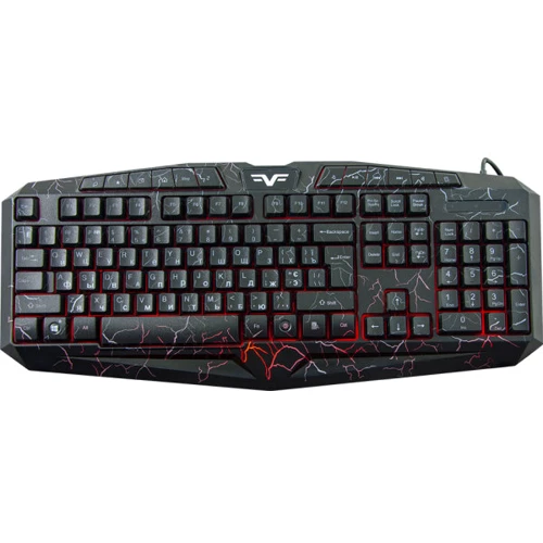 Клавиатура Frime Magma Black USB RUS/UKR (FLK19500): Интерфейс подключения USB