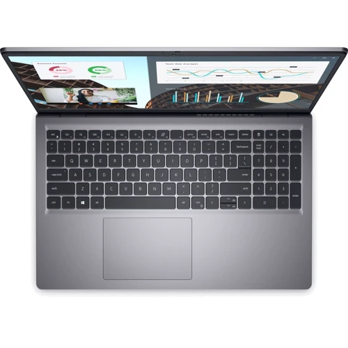 Ноутбук Dell Vostro 3530 Aluminium (N1804QMVNB3530UA_UBU) UA: Процессор Intel Core i5-1335U (1.3 - 4.6 ГГц) / 10 - ядерный