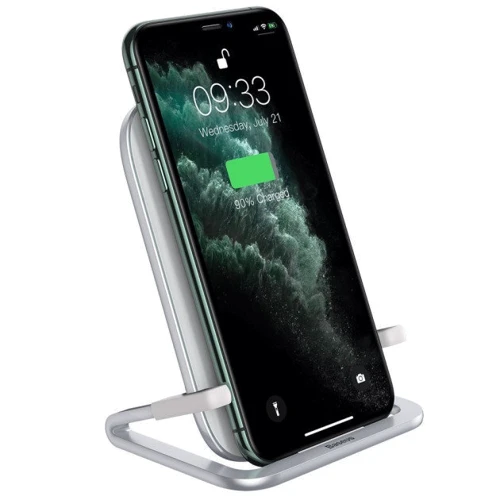Зарядное устройство Baseus Wireless Charger Stand Rib 15W White (WXPG-02): Тип беспроводное