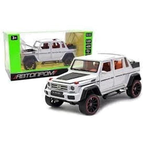 Машинка металлическая Автопром Mercedes-Benz G-Class белая (7579)