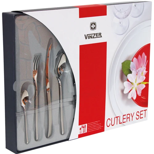 Набор столовых приборов VINZER Samurai 24 предмета (50094)