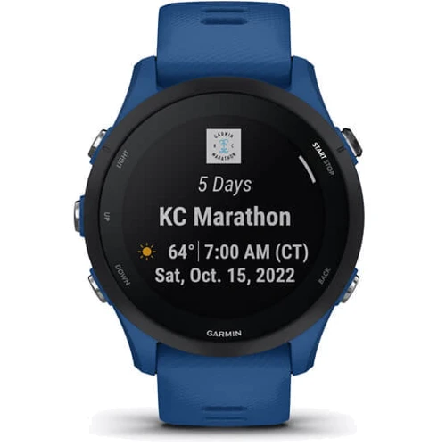 Смарт-часы Garmin Forerunner 255 Tidal Blue (010-02641-01/11): Сенсорный экран нет