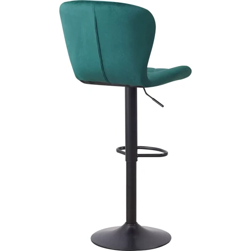 Барный стул AMF Vensan Velvet Green / Black (547646): Материал каркаса Велюр, металл